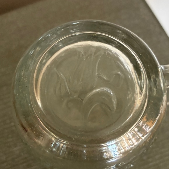 🌷 Vintage Princess House “Fantasia” Glass Cottagecore Mugs – Set of 2 🌷 - Picture 6 of 6